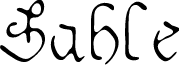 Sable font