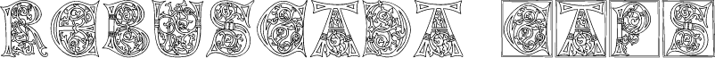 Rebuscada Caps font