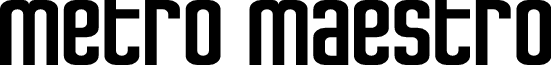 Metro Maestro Regular