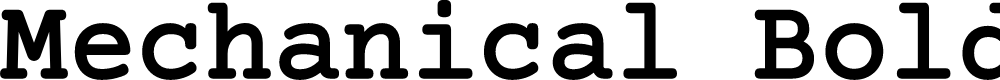 Preview image for Mechanical Bold