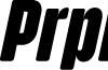 Pariphoom DEMO Black Italic font