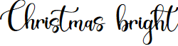 Christmas Bright font