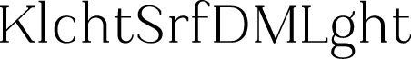 Kulachat Serif DEMO Light