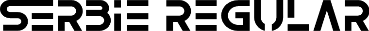Serbie Regular font