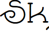 Skybird-Regular font