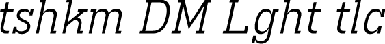 Utsahakam DEMO Light Italic