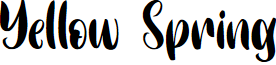 Yellow Spring - Personal Use font