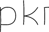 Opkrop DEMO Thin font