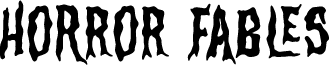 DemoHorrorFables font