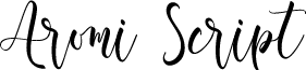 Aromi Script