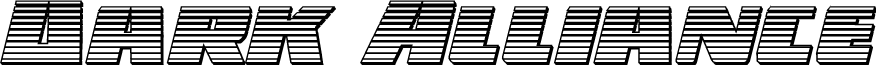 Dark Alliance Chrome Italic