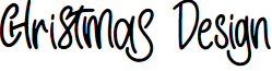 Christmas Design font