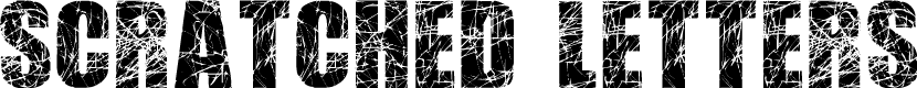 Scratched Letters Font by JLH Fonts | FontSpace