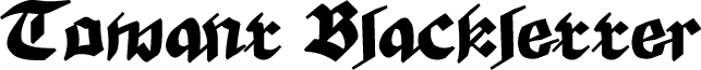 Tomant Blackletter font