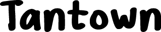 Tantown font