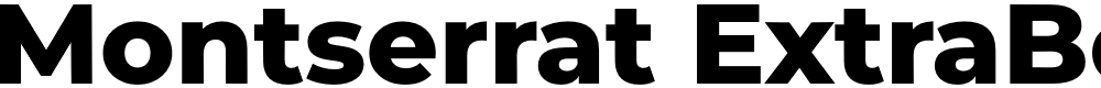 Preview image for Montserrat ExtraBold