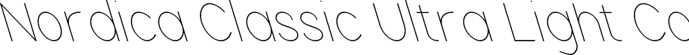 Preview image for Nordica Classic Ultra Light Condensed Opposite Oblique