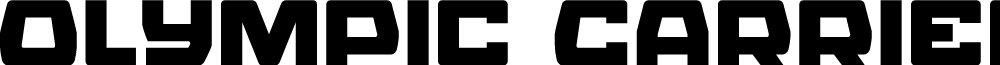Olympic Carrier font
