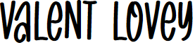 VALENT LOVEY font