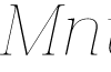 Montnapha DEMO Thin Italic font