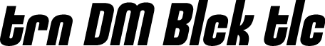 Uturna DEMO Black Italic