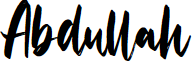Abdullah font