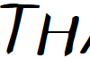 ThaiThai Italic font