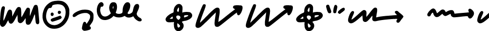 Micu Doodle Regular font