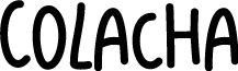 Colacha font