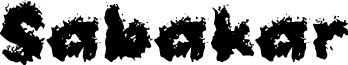 Sabakar font