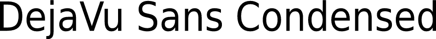 Preview image for DejaVu Sans Condensed
