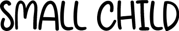 Small Child font