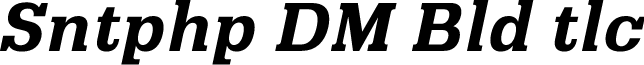 Santiphap DEMO Bold Italic