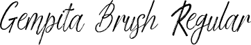Gempita Brush Regular