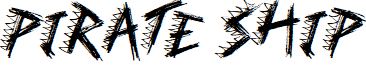 Pirate Ship font