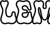Lemon Squish Outline PERSONAL Regular font