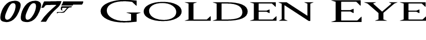 Legend of zelda font Goldeneye game font