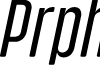 Pariphoom DEMO Italic font