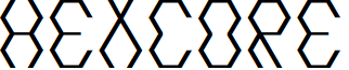 Hexcore font