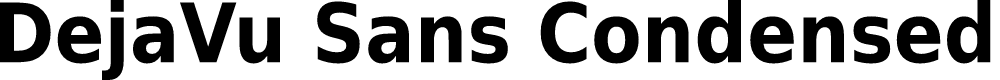 Preview image for DejaVu Sans Condensed Bold