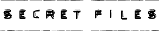 Secret Files font