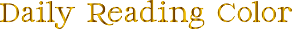 Daily Reading Color font