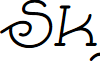 Skybird-Italic font