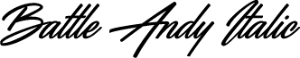 Battle Andy Italic font