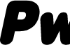 Pawmor DEMO Black Italic font