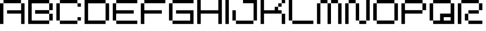 BM space A9 font