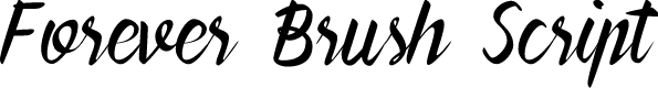 Preview image for Forever Brush Script