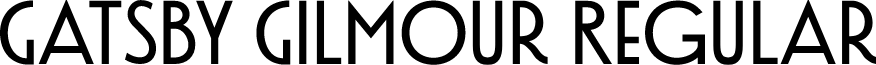 Gatsby Gilmour Regular font