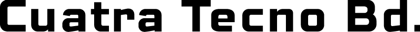CuatraBold font