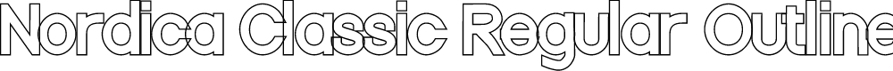 Preview image for Nordica Classic Regular Outline